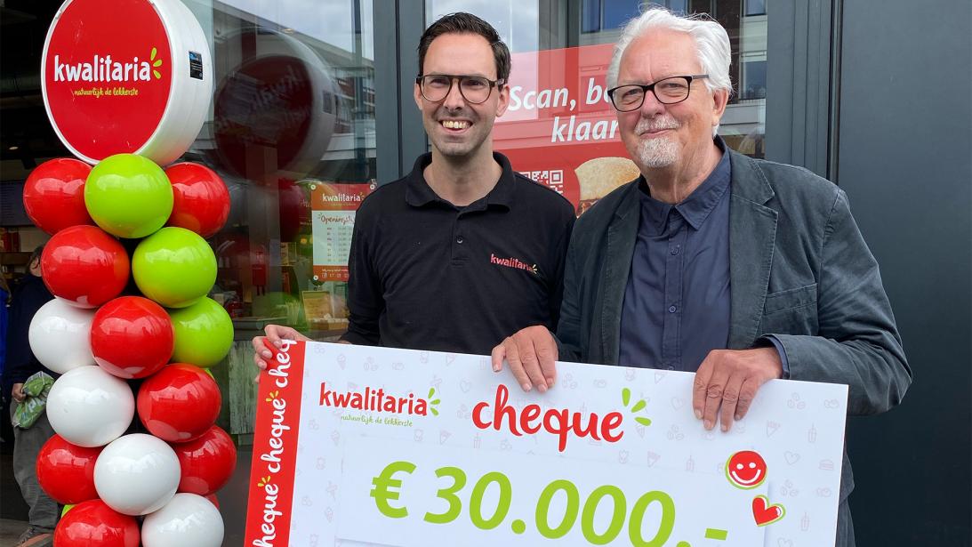 Kwalitaria doneert 30.000 euro aan Stichting Kinderen van de Voedselbank