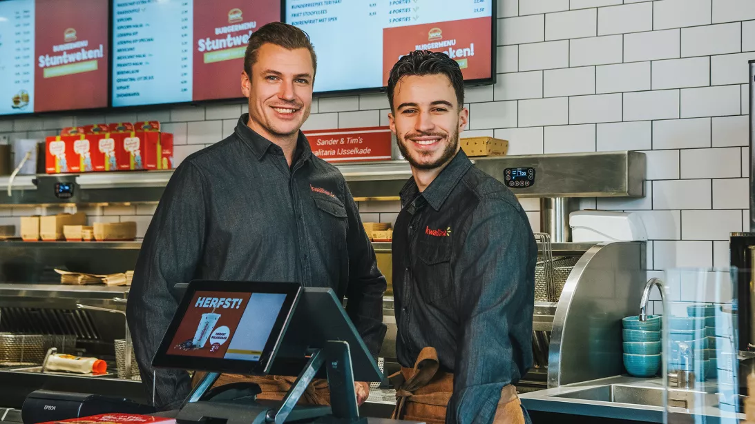 Eigenaren Kwalitaria IJsselkade: Sander Lebbink en Tim Langezaal 
