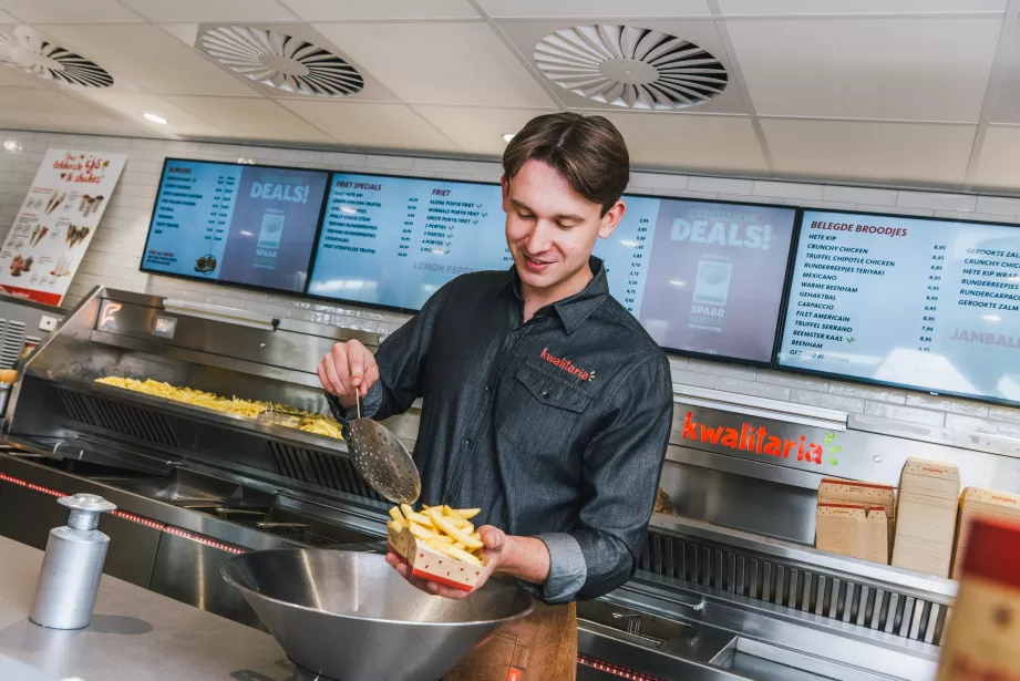 Kwalitaria ondernemer aan het werk